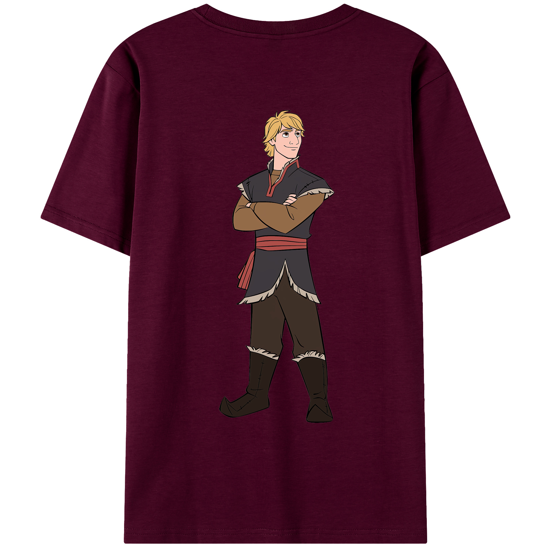（画像用） アナと雪の女王 アンナ エルサ Frozen Anna Elsa レディース半袖Tシャツ(バックプリント)